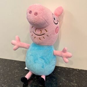 Pig Peppa Pig -daddy Soft Plush TV Toy. Size 10”